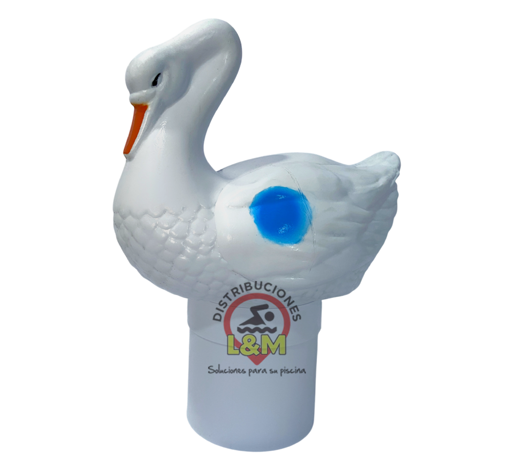 Dosificador de cloro Cisne flotante