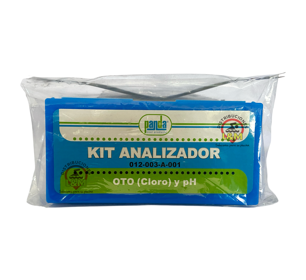 Kit analizador de cloro Y Ph para agua Panda