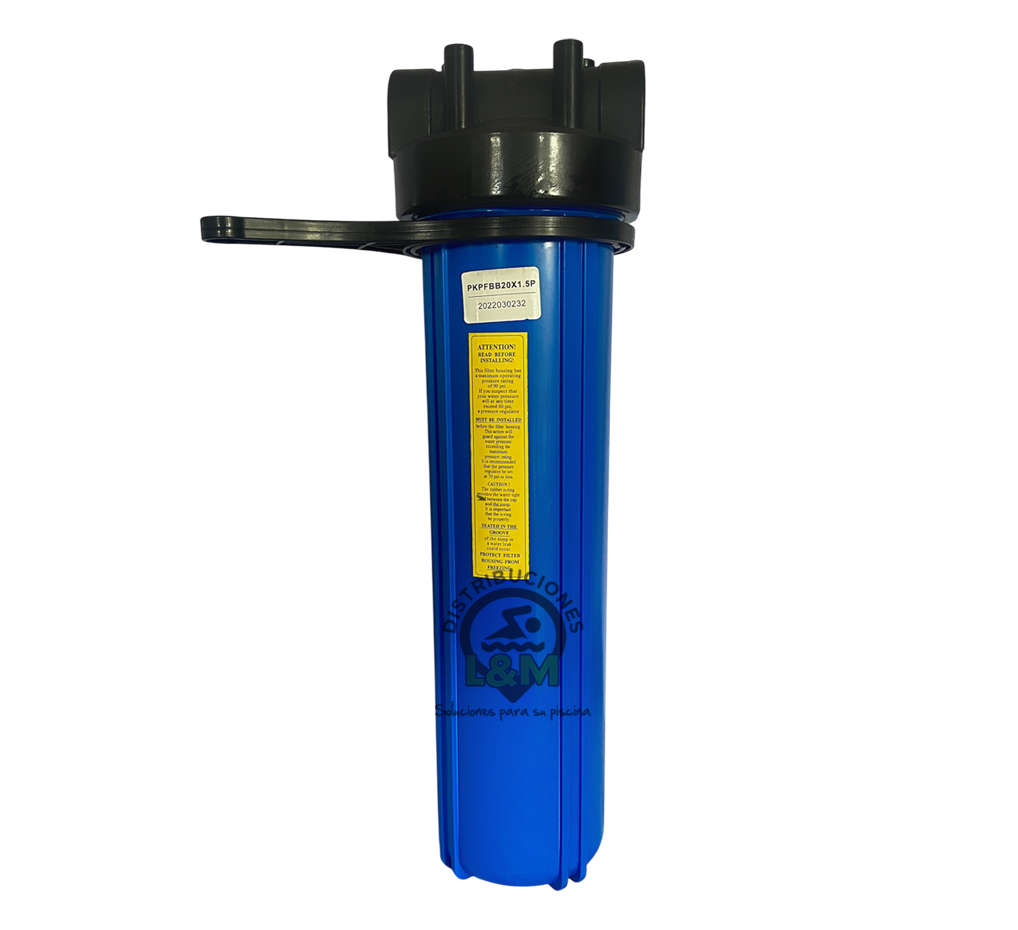 Carcasa de 20 pulgadas para filtro de agua Big Blu