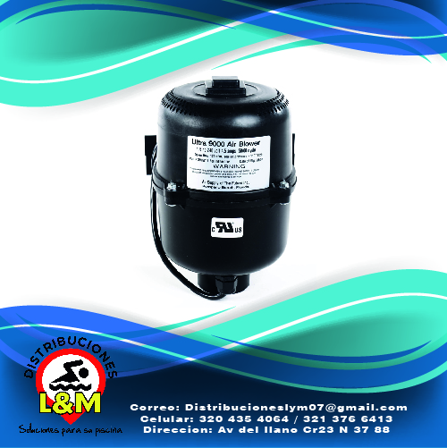 Blower Ultra 9000 1hp/2hp a 110/220v