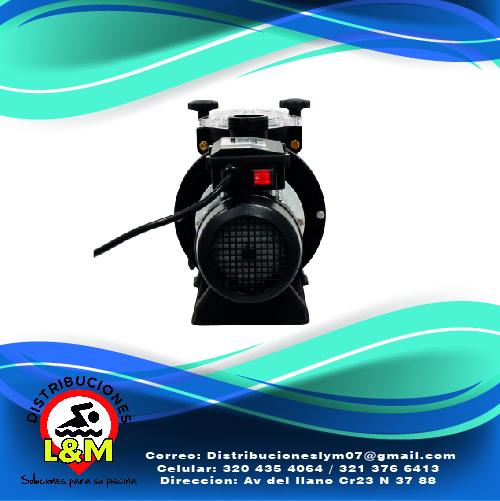 Electrobomba Silver de 0.75HP/1HP/1.5HP A 110V/220V - Imagen 2